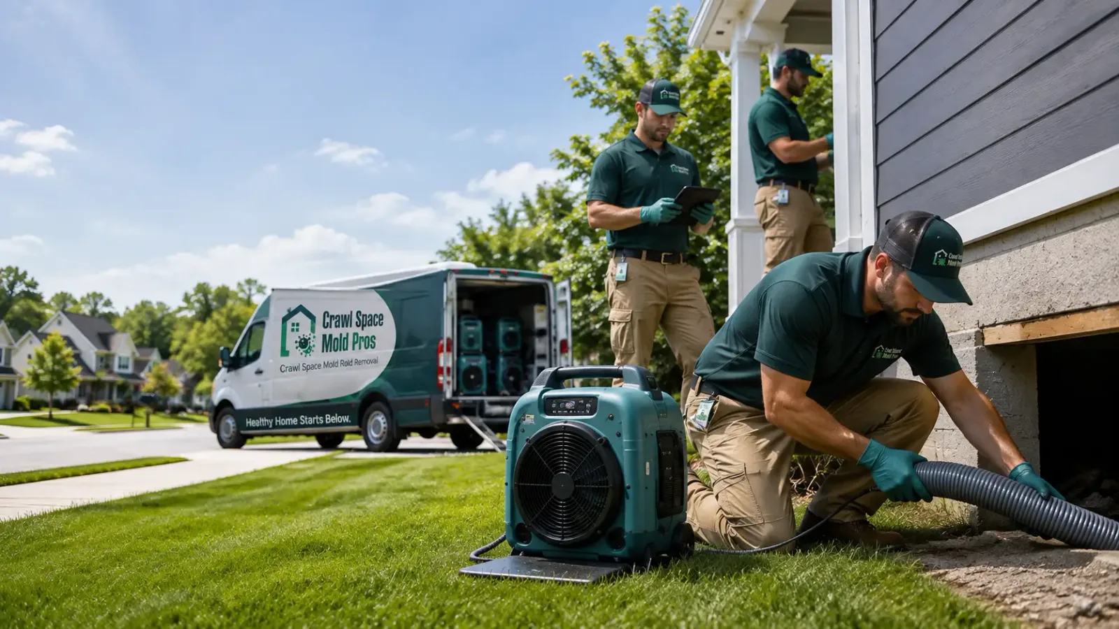 Crawl Space Mold Removal in Aurora, IA